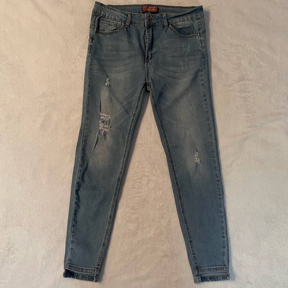 Wax Jean Butt Lifting Skinny Jeans